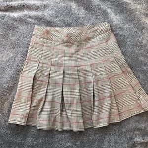 Plaid miniskirt